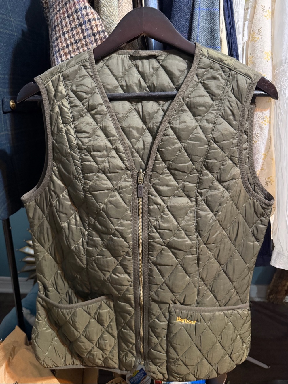 Barbour Zipped Vest NWOT